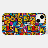 アーポップ・アートのト抽象芸術幾何学模様28 - Iphone Case Case-Mate iPhoneケース (裏面 (横))