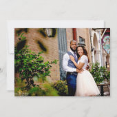 アーポップ・アートのト新郎新婦 セーブザデート (裏面)