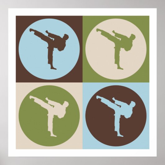 アーポップ・アートのト武術アート ポスター (正面)