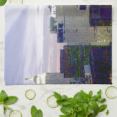 アーポップ・アートのト油絵を描エフェクトニューヨーク キッチンタオル (折り畳み)