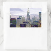 アーポップ・アートのト油絵を描エフェクトニューヨーク 長方形シール (バッグ)