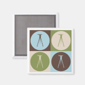 アーポップ・アートのト測量 マグネット (正面/裏面)