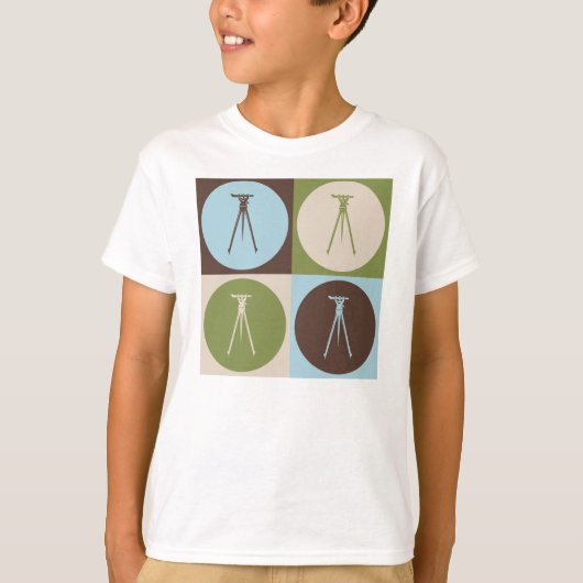 アーポップ・アートのト測量 Tシャツ (正面)
