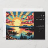 アーポップ・アートのト湖 セーブザデート (正面)