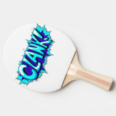 アーポップ・アートのト漫画クランク！ 卓球ラケット (横)