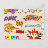 アーポップ・アートのト漫画スタイルハッハッハ！ ポストカード (正面)