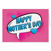 アーポップ・アートのト漫画バブル母の日 (正面横)