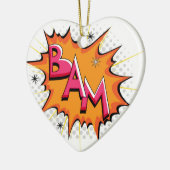 アーポップ・アートのト漫画バム！ セラミックオーナメント (左)