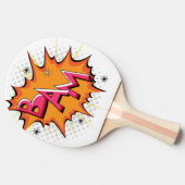 アーポップ・アートのト漫画バム！ 卓球ラケット (横)