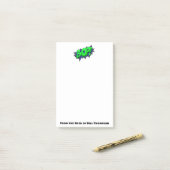 アーポップ・アートのト漫画ボット！カスタマイズすごい品 ポストイット (デスク上)