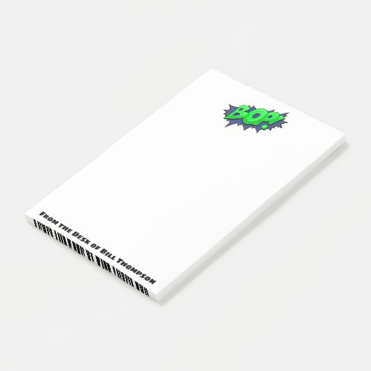 アーポップ・アートのト漫画ボット！カスタマイズすごい品 ポストイット (アングル)