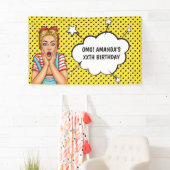 アーポップ・アートのト漫画誕生会 横断幕 (インサイチュ)