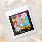 アーポップ・アートのト漫画誕生日 フェイバーバッグ (クリップ留めされた状態)