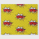 アーポップ・アートのト漫画 ラッピングペーパー (フラット)