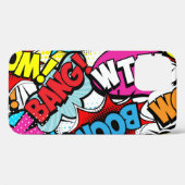 アーポップ・アートのト漫画:レトロのシームレスなパターン Case-Mate iPhoneケース (裏面 (横))