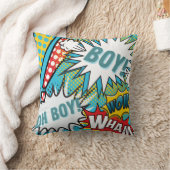 アーポップ・アートのト男の赤ちゃん クッション (ブランケット)