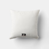 アーポップ・アートのト男の赤ちゃん クッション (裏面)