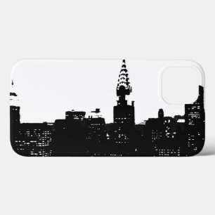 アーポップ・アートのト白黒NYマンハッタン iPhone 13ケース