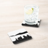 アーポップ・アートのト白黒NYCニューヨークシティ コースター (右側)