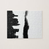 アーポップ・アートのト白黒NYCニューヨークシティ ジグソーパズル (横)