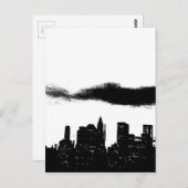 アーポップ・アートのト白黒NYCニューヨークシティ ポストカード (正面/裏面)