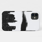アーポップ・アートのト白黒NYCニューヨークシティ Case-Mate iPhoneケース (裏面(横))