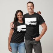 アーポップ・アートのト白黒NYCニューヨークシティ Tシャツ (ユニセックス)