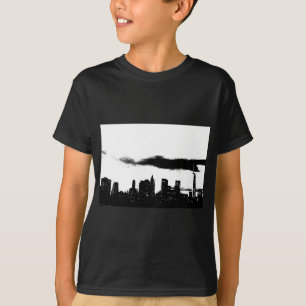 アーポップ・アートのト白黒NYCニューヨークシティ Tシャツ