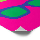 アーポップ・アートのト眼鏡 ポスター (角)