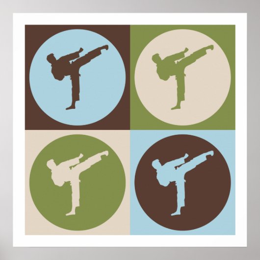 アーポップ・アートのト空手 ポスター (正面)