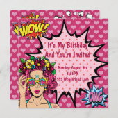 アーポップ・アートのト誕生日 シーズンカード (正面/裏面)