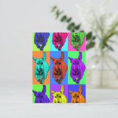 アーポップ・アートのト走・ダシュントの耳のフラッピング ポストカード (スタンド正面)