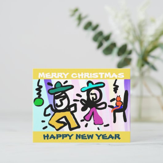 アーポップ・アートのト踊り!メリークリスマス! シーズンポストカード (スタンド正面)