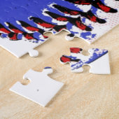 アーポップ・アートのト野球 ジグソーパズル (側面)