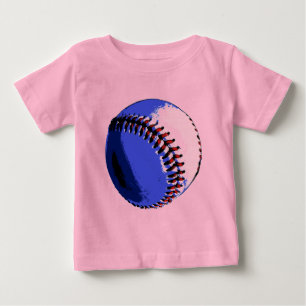 アーポップ・アートのト野球 ベビーTシャツ