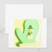 アーポップ・アートのト雪だるまミッテン (正面/裏面)