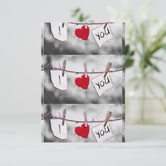 アーポップ・アートのト・アイ・ラブ・ユー カード (スタンド正面)