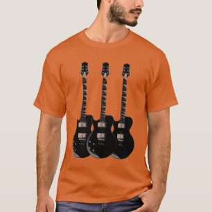 アーポップ・アートのト・エレクトリック・ギター・オレンジ Tシャツ