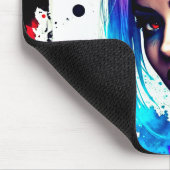 アーポップ・アートのト・ガール マウスパッド (コーナー)