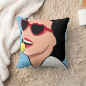 アーポップ・アートのト |キャンディガール クッション (ブランケット)