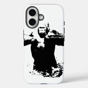 アーポップ・アートのト・ゴリラの胸 iPhone 16ケース