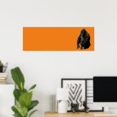 アーポップ・アートのト・ゴリラ ポスター (ホームオフィス)