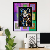 アーポップ・アートのト・サン・ジョアン・アーク2 ポスター (ホームオフィス)