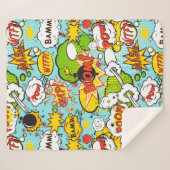 アーポップ・アートのト シェルパブランケット (正面(横))