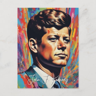 アーポップ・アートのト・ジャックJFKジョン・F・ケネディ インビテーションポストカード