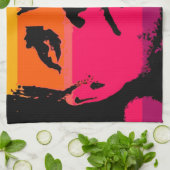 アーポップ・アートのト・ジャックJFKジョン・F・ケネディ キッチンタオル (折り畳み)