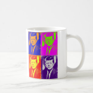 アーポップ・アートのト・ジャックJFKジョン・F・ケネディ コーヒーマグカップ