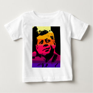 アーポップ・アートのト・ジャックJFKジョン・F・ケネディ ベビーTシャツ