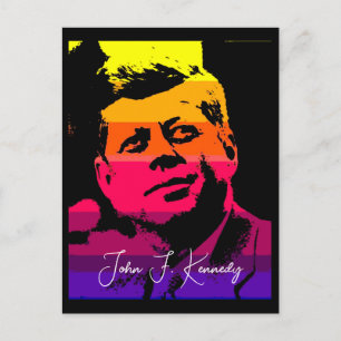 アーポップ・アートのト・ジャックJFKジョン・F・ケネディ ポストカード