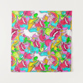 アーポップ・アートのト タペストリー (正面(横))